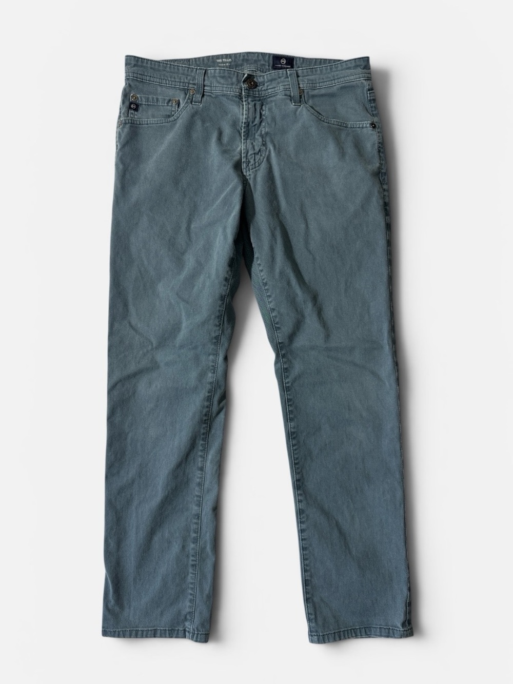 Adriano Goldschmied mens 32x29 blue herringbone Tellis modern slim blue jeans